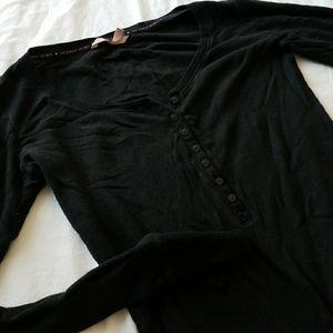 VS Long Sleeve Ribbes Pajama Top